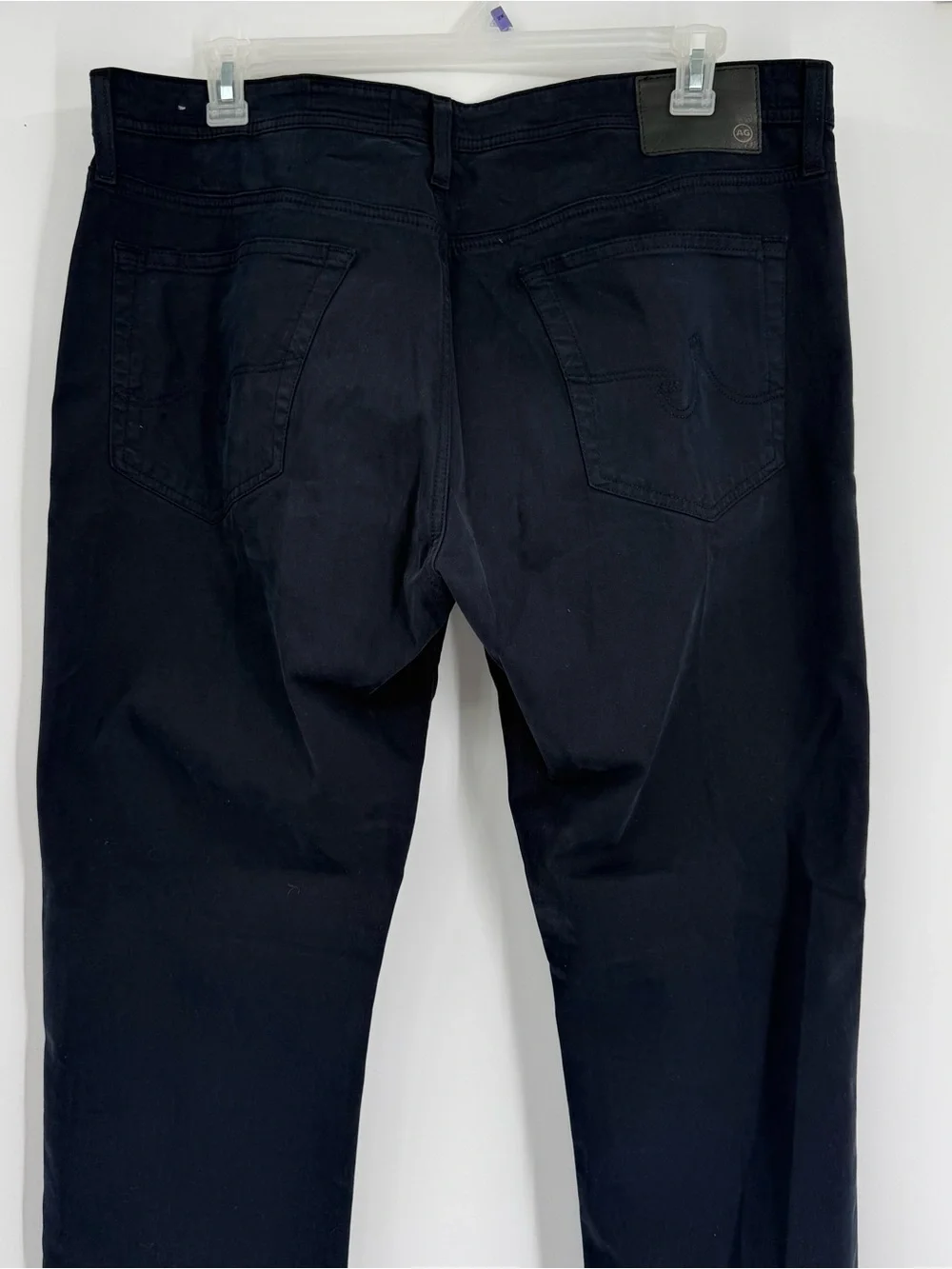 AG Adriano Goldschmied Everett Slim Straight Chino Pants Blue Men's 38x32 Work
